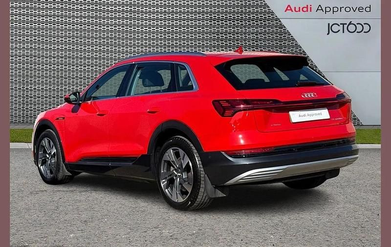 Second-hand Audi e-tron Advanced 300 kW (408 CP) 2019 Roșu SUV