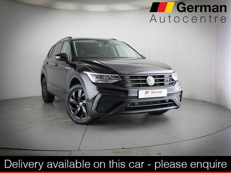 Black Used 2022 VW Tiguan Allspace Life SUV | £20,600 (Fair price) - Image 1/3