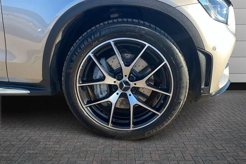 Used Mercedes GLC43 AMG Premium Plus 390 HP (286 kW) 2019 Mojave silver Coupe