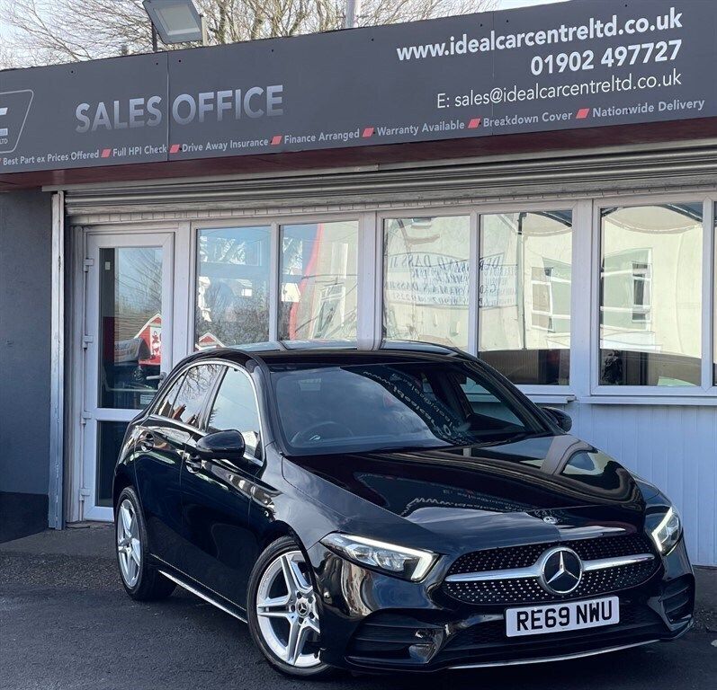 Black Used 2020 Mercedes A200 AMG line Hatchback | £15,495 (Good price) - Image 1/4
