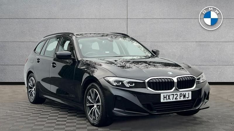 Black Used 2023 BMW 320 Sport Line Estate | £27,392 (Good price) - Image 1/4