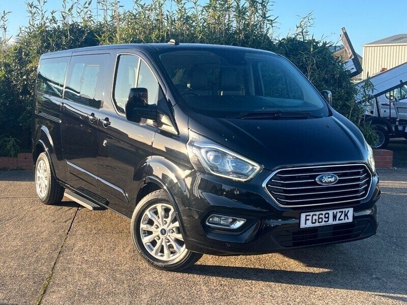 Black Used 2019 Ford Tourneo Custom Titanium MPV | £23,495 (Expensive) - Image 1/4
