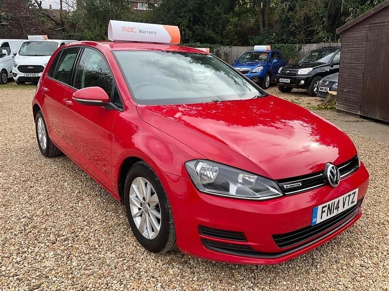 Red Used 2014 VW Golf VII S Hatchback | £4,400 (Fair price) - Image 1/4