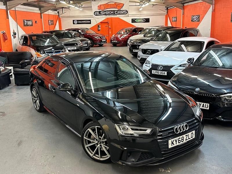 Used Audi A4 Black Edition 190 HP (139 kW) 2019 Black Sedan