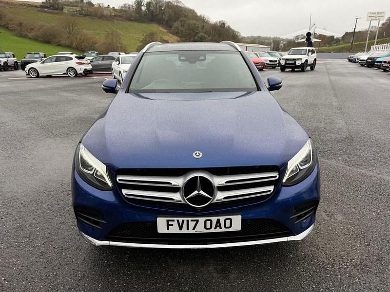 Used Mercedes GLC250 AMG line 204 HP (150 kW) 2017 Blue SUV