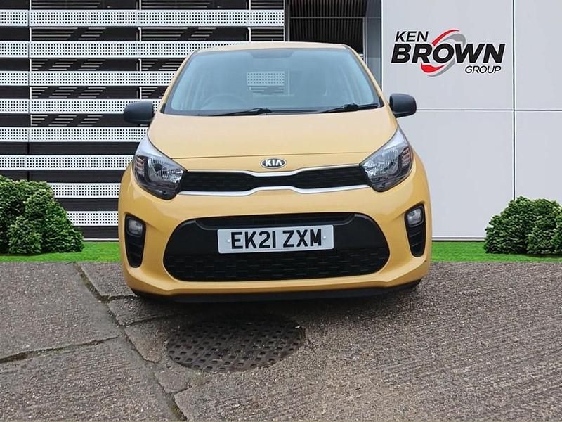 Used Kia Picanto 2021 Yellow Hatchback