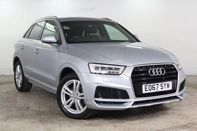Silver Used 2017 Audi Q3 S-Line SUV | £13,775 (Fair price) - Image 1/4