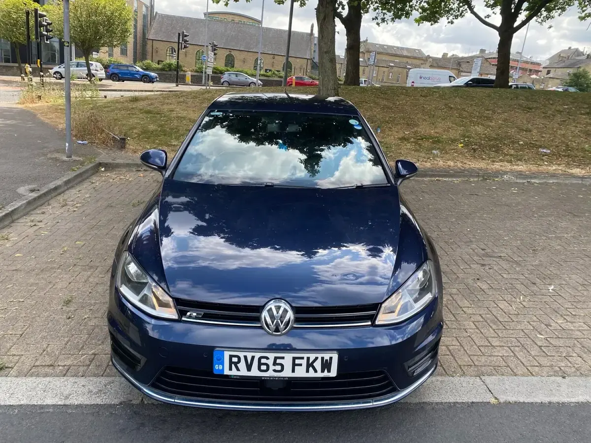 Used VW Golf VII R-line 2015 Blue Hatchback