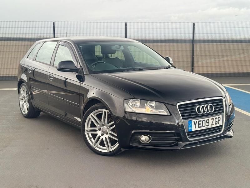 Used Audi A3 S-Line 2009 Black Hatchback