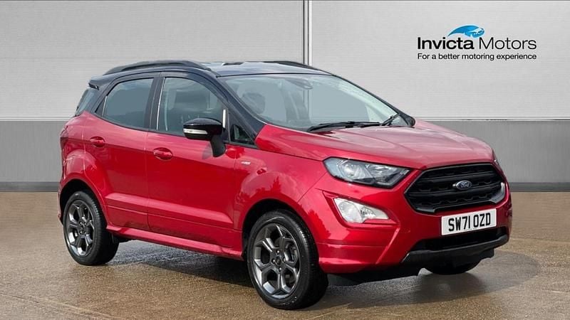 Red Used 2022 Ford Ecosport ST-Line SUV | £12,400 (Fair price) - Image 1/4