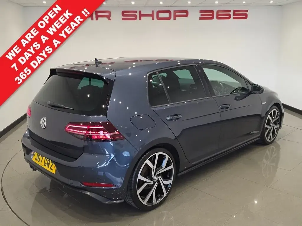 Used VW Golf VII GTD 184 HP (135 kW) 2017 Blue Hatchback