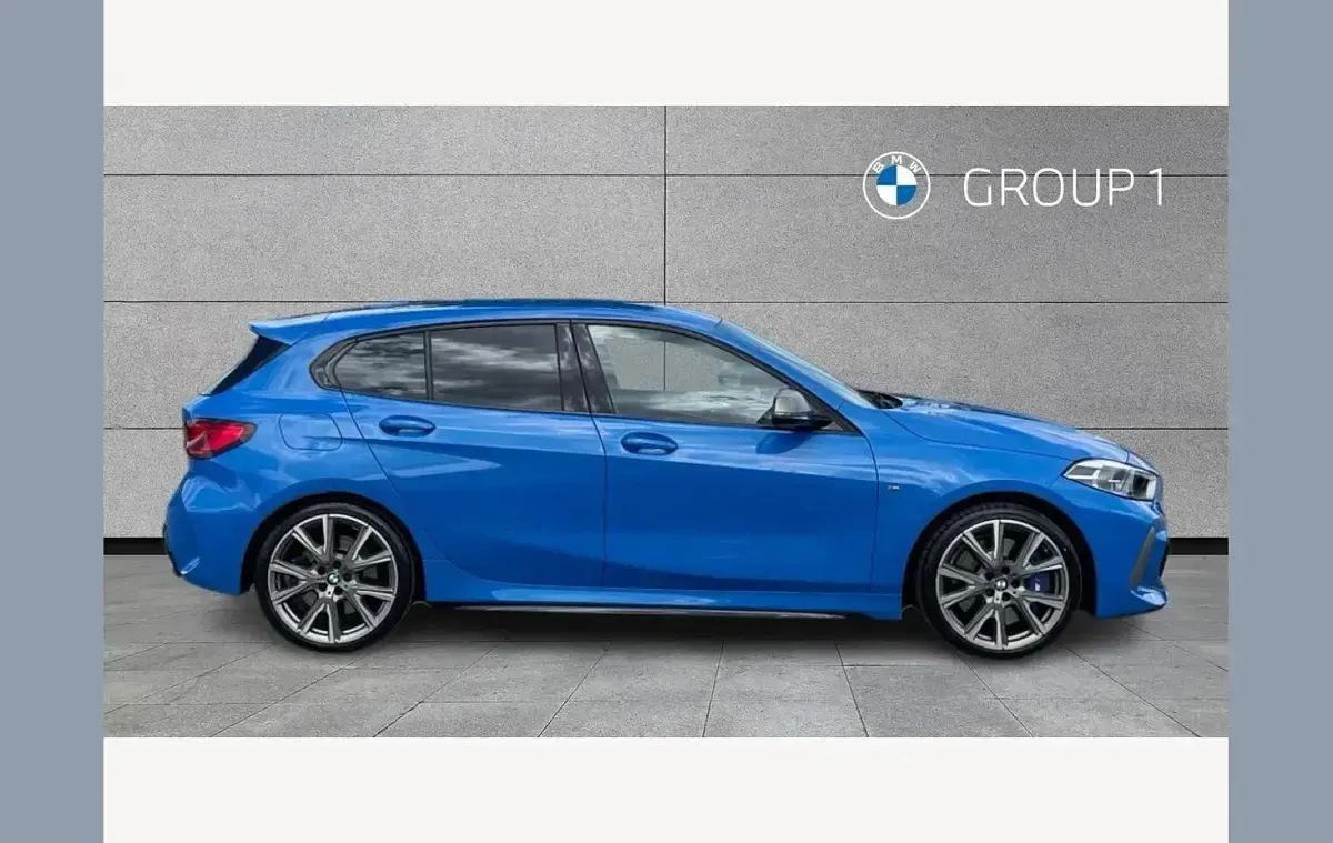 Used BMW M135 Comfort Edition 302 HP (222 kW) 2024 Blue Hatchback