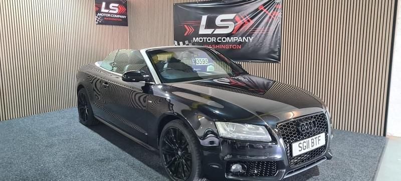 Begagnad Audi A5 Cabriolet S-Line 2011 Svart Cab