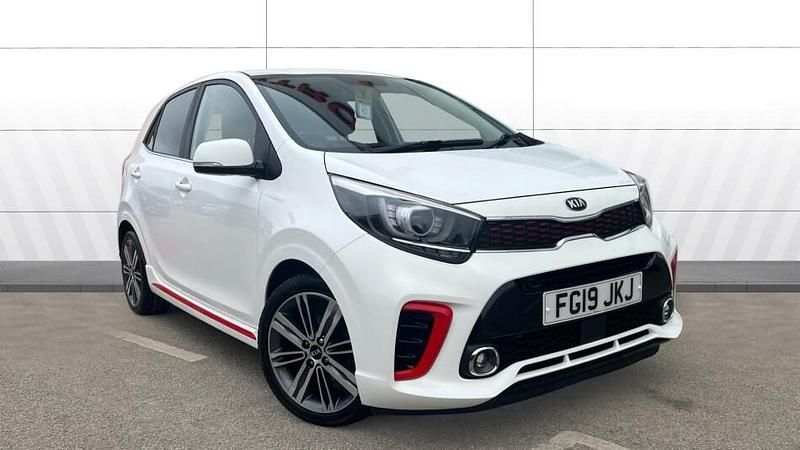 Used Kia Picanto GT-Line 84 HP (61 kW) 2019 White Hatchback