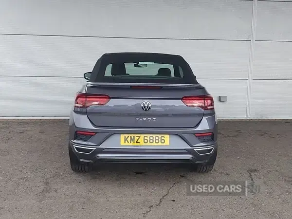 Used VW T-Roc Cabriolet R-line 150 HP (110 kW) 2021 Grey Cabriolet