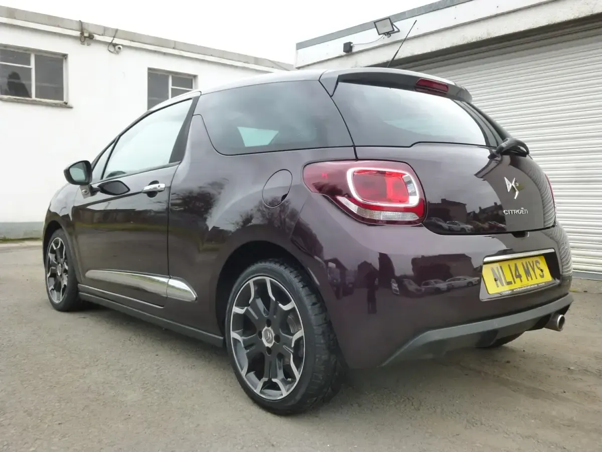 Used Citroën DS3 Style 110 HP (80 kW) 2014 Purple Hatchback