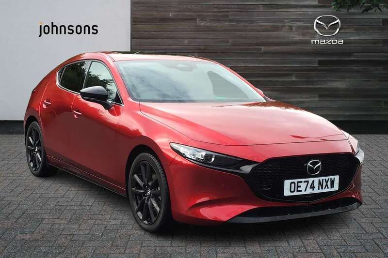 Red Used 2025 Mazda 3 Homura-Line Hatchback | £23,790 (A bit pricey) - Image 1/4