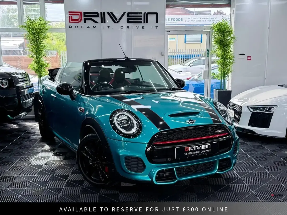 Used Mini John Cooper Works Cabriolet 2019 Turquoise Cabriolet