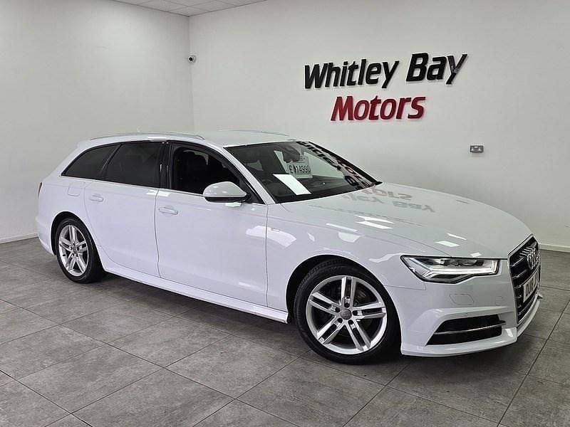 Used Audi A6 S-Line 190 HP (139 kW) 2018 White Estate