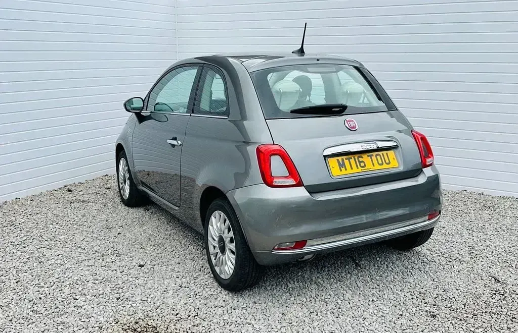 Used Fiat 500 Lounge 69 HP (50 kW) 2016 Grey Hatchback