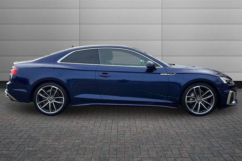Used Audi A5 S-Line 204 HP (150 kW) 2021 Blue Coupe