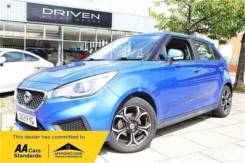Blue Used 2021 MG MG3 Excite Hatchback | £8,690 (Fair price) - Image 1/3