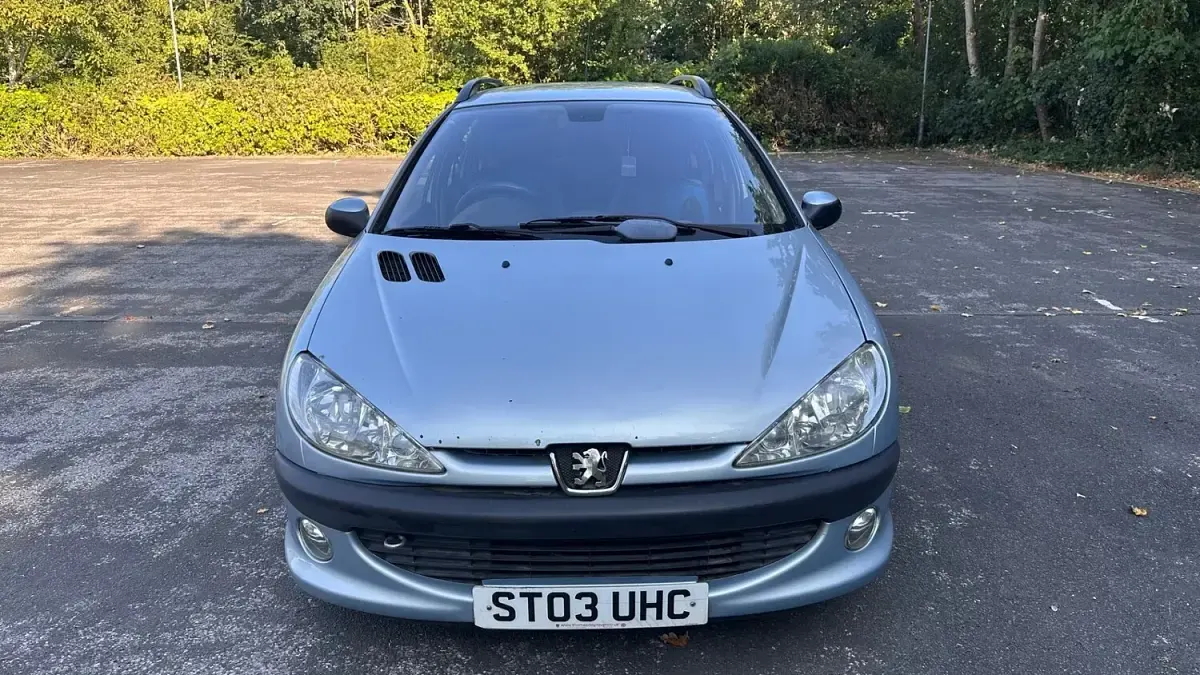 Used Peugeot 206 110 HP (80 kW) 2003 Silver Estate