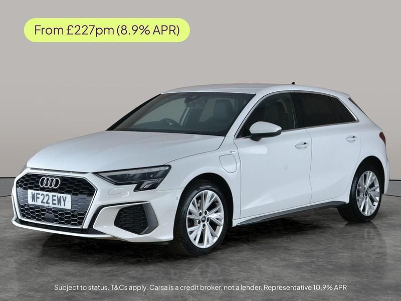 Used Audi A3 Sportback e-tron S-Line 2022 White Hatchback