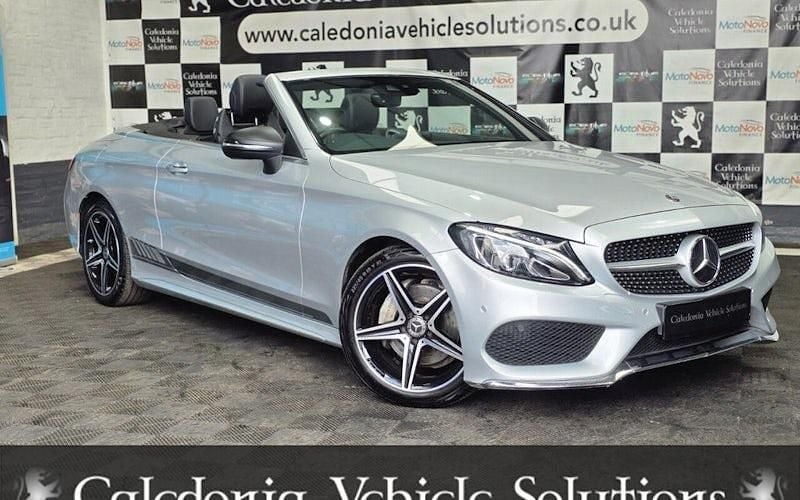 Silver Used 2018 Mercedes C220 Premium Plus Cabriolet | £18,488 (A bit pricey) - Image 1/4