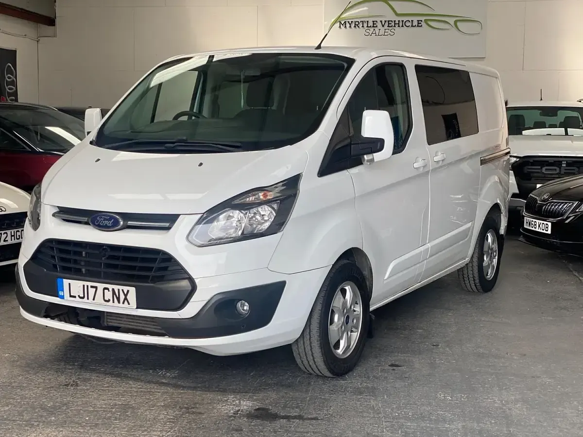 Used Ford Transit Custom 130 HP (95 kW) 2017 White Van