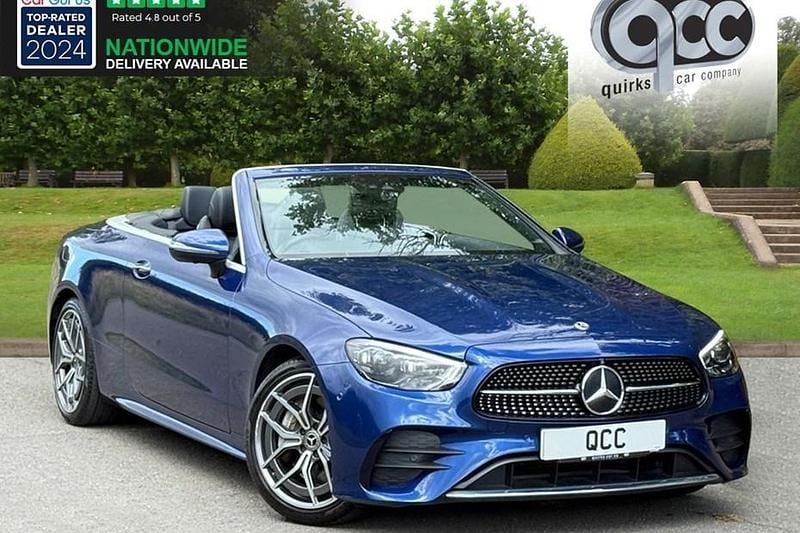 Blue Used 2021 Mercedes E300 AMG Line Premium Cabriolet | £30,950 (Super price) - Image 1/1