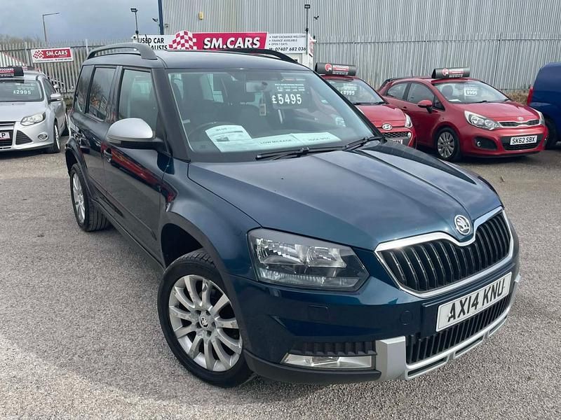 Used Skoda Yeti SE 105 HP (77 kW) 2014 Blue SUV