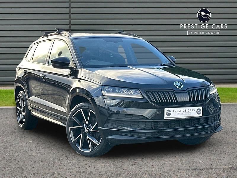 Black Used 2019 Skoda Karoq SportLine SUV | £17,491 (Fair price) - Image 1/4