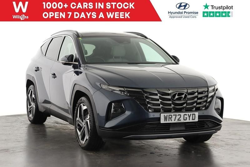 Blue Used 2022 Hyundai Tucson Ultimate SUV | £25,399 (Expensive) - Image 1/3