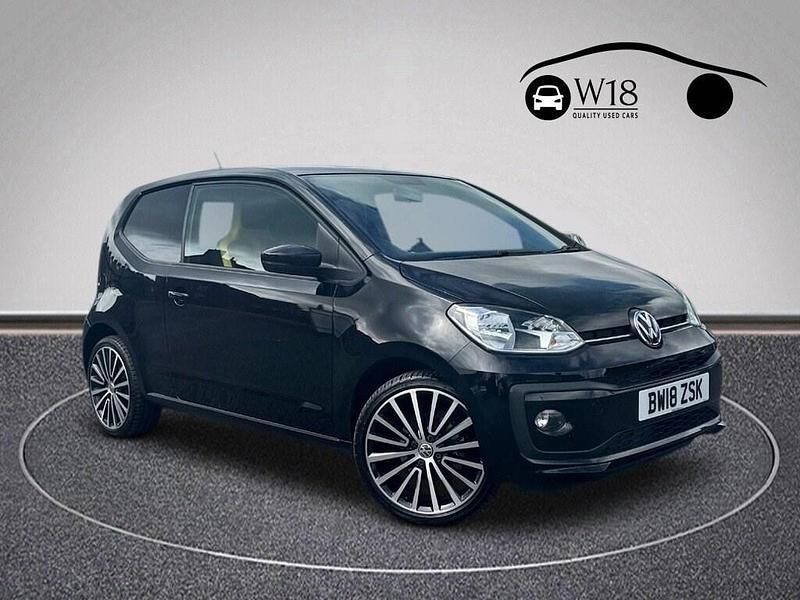 Black Used 2018 VW up! high up! Hatchback | £6,995 (Fair price) - Image 1/4