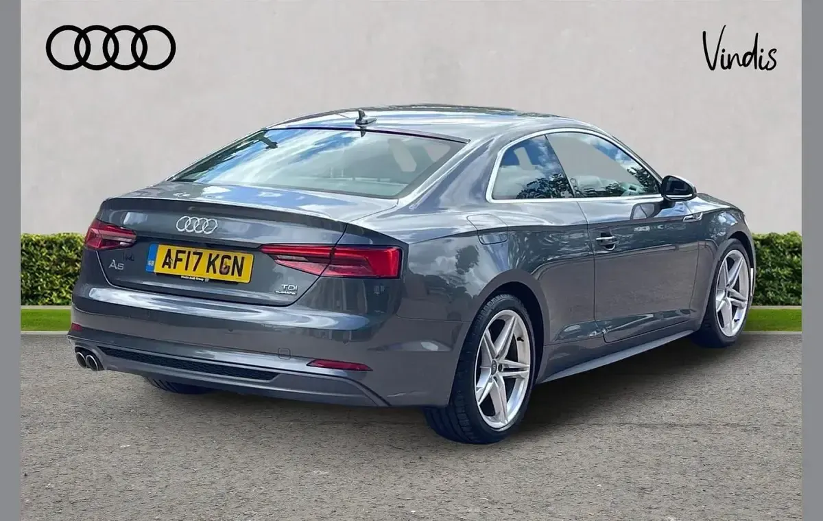 Used Audi A5 S-Line 187 HP (137 kW) 2017 Grey Coupe