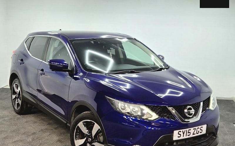 Usado Nissan Qashqai N-TEC 116 HP (85 kW) 2015 Azul SUV