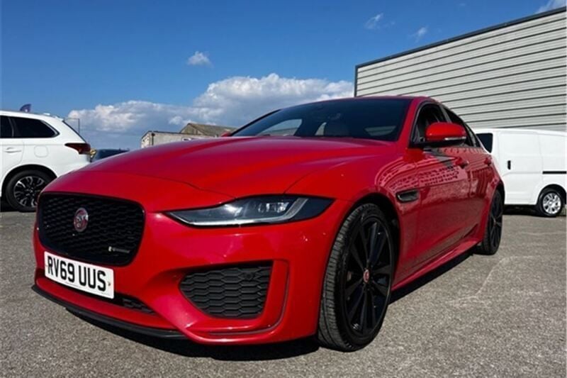 Red Used 2019 Jaguar XE R-Dynamic Sedan | £16,995 (Fair price) - Image 1/4