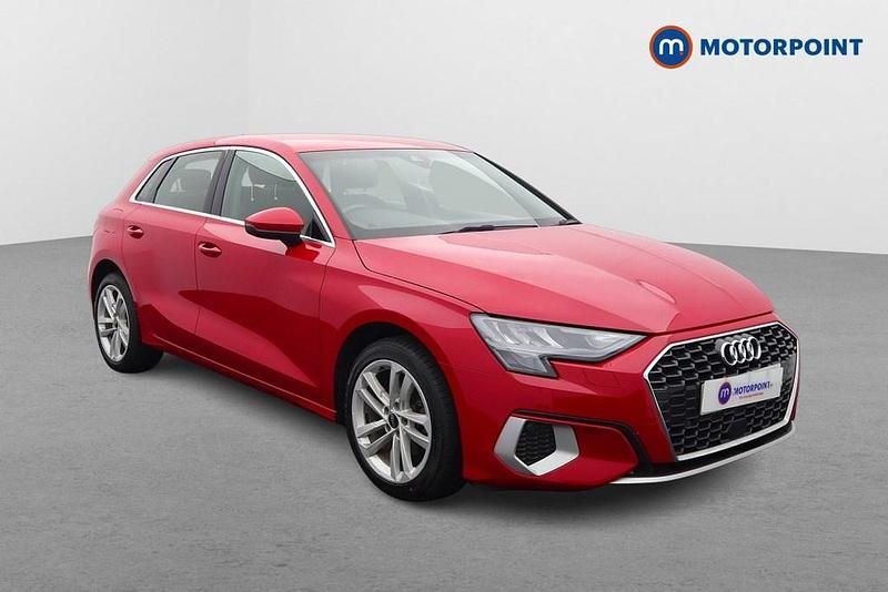 Red Used 2022 Audi A3 Sport Hatchback | £16,449 (Good price) - Image 1/4