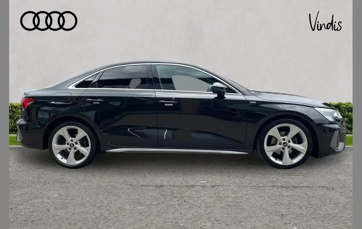 Used Audi A3 S-Line 147 HP (108 kW) 2022 Black Sedan