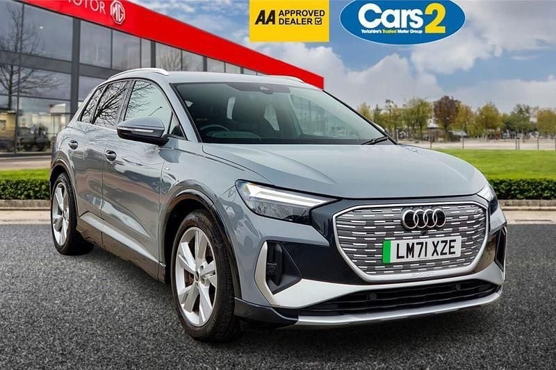 Grey Used 2021 Audi Q4 e-tron S-Line SUV | £19,990 (Fair price) - Image 1/4