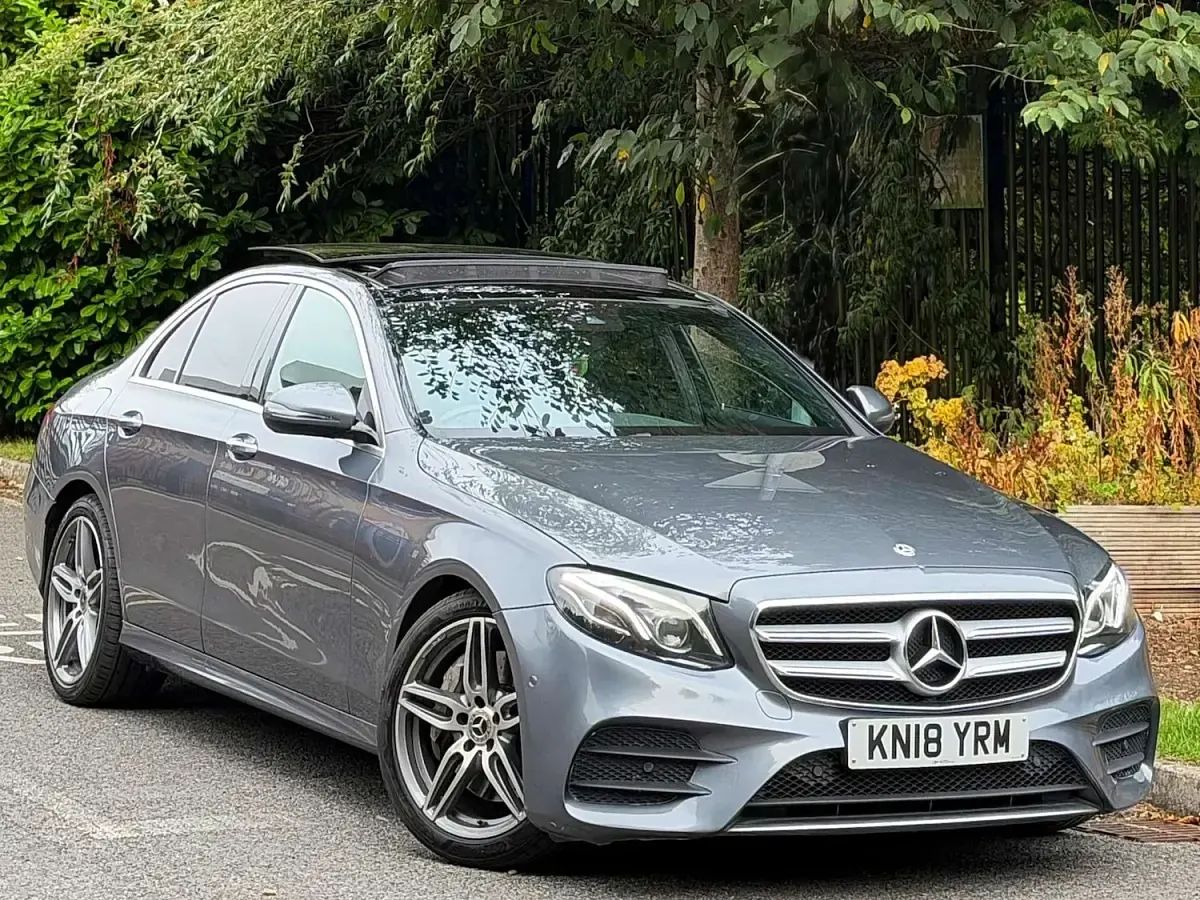 Used Mercedes E350 AMG Line Premium Plus 2018 Grey Sedan