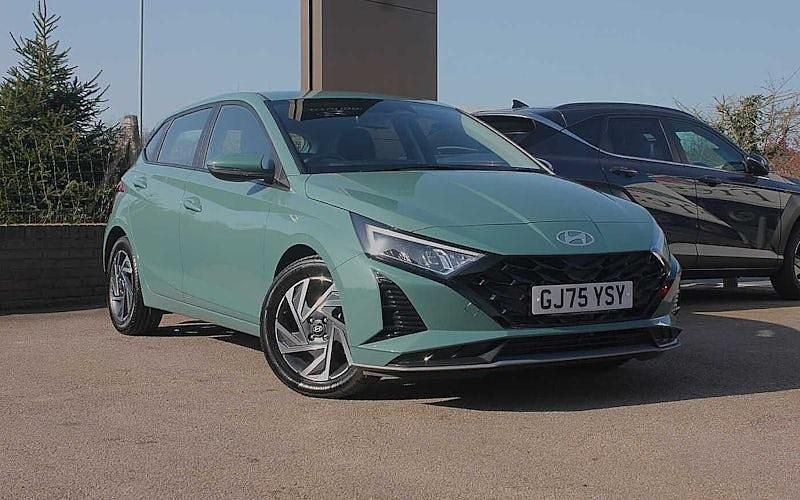 New Hyundai i20 Advanced 101 HP (74 kW) 2025 Green Hatchback