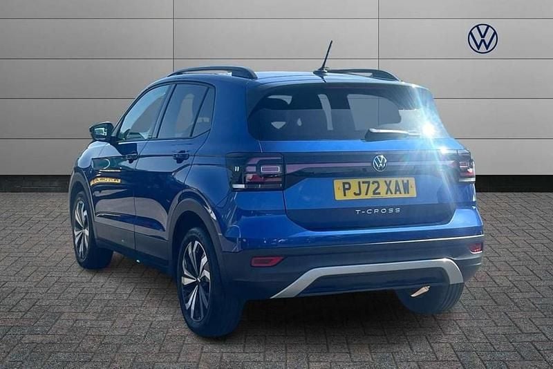 Used VW T-Cross Black Edition 110 HP (80 kW) 2022 Blue SUV