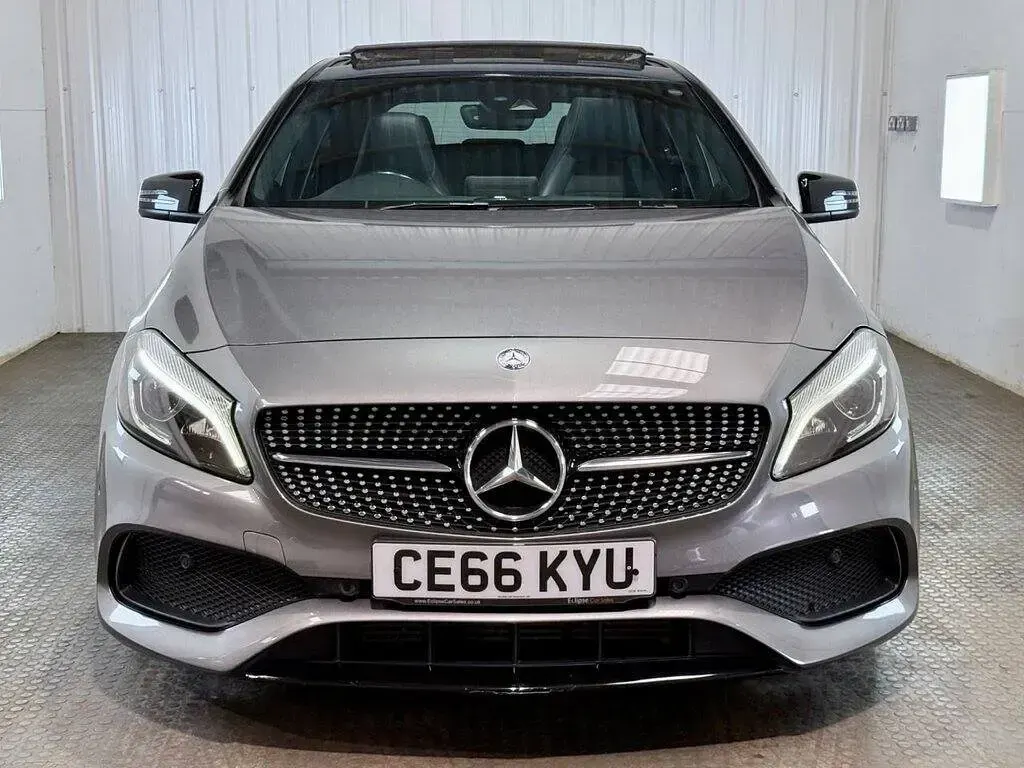 Used Mercedes A180 AMG line 107 HP (78 kW) 2016 Grey Hatchback