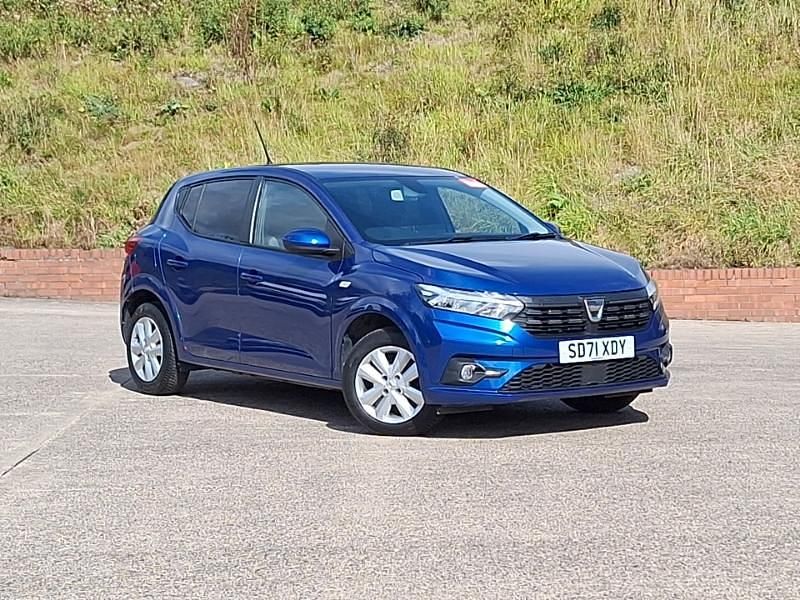 Blue Used 2021 Dacia Sandero Comfort Hatchback | £9,498 (Fair price) - Image 1/4