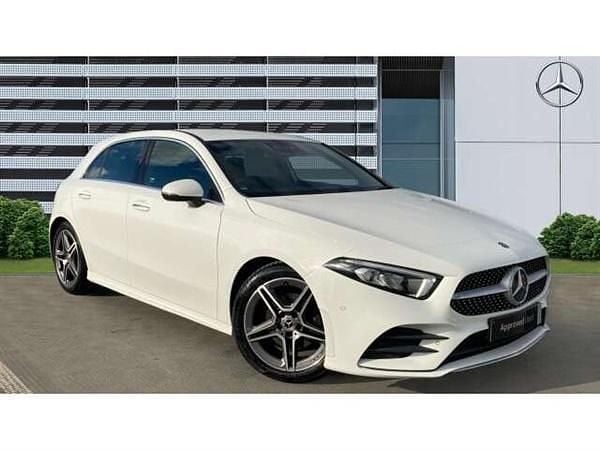 White Used 2018 Mercedes A180 AMG Line Premium Hatchback | £14,634 (A bit pricey) - Image 1/4