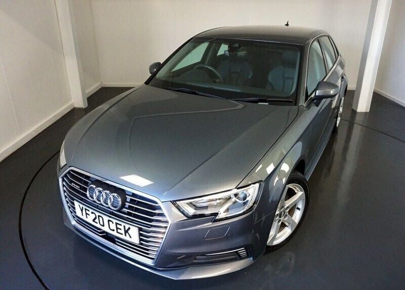Grey Used 2020 Audi A3 Sportback e-tron Advanced Sedan | £16,650 (Super price) - Image 1/4