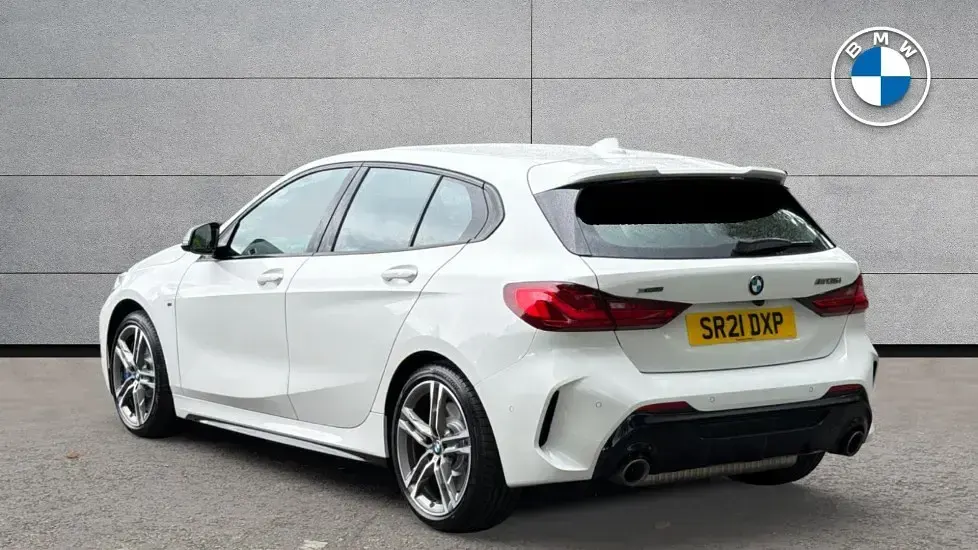 Used BMW M135 Shadowline 302 HP (222 kW) 2021 White Hatchback