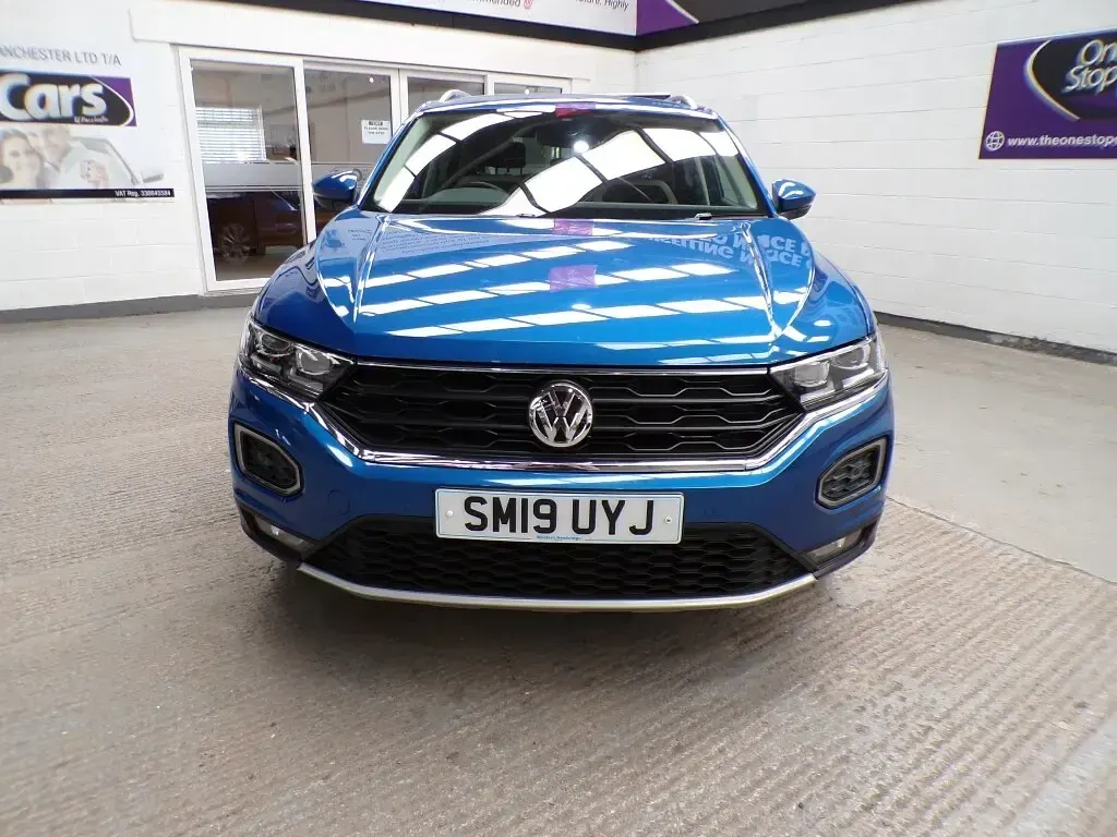 Used VW T-Roc SEL 115 HP (84 kW) 2019 Blue SUV
